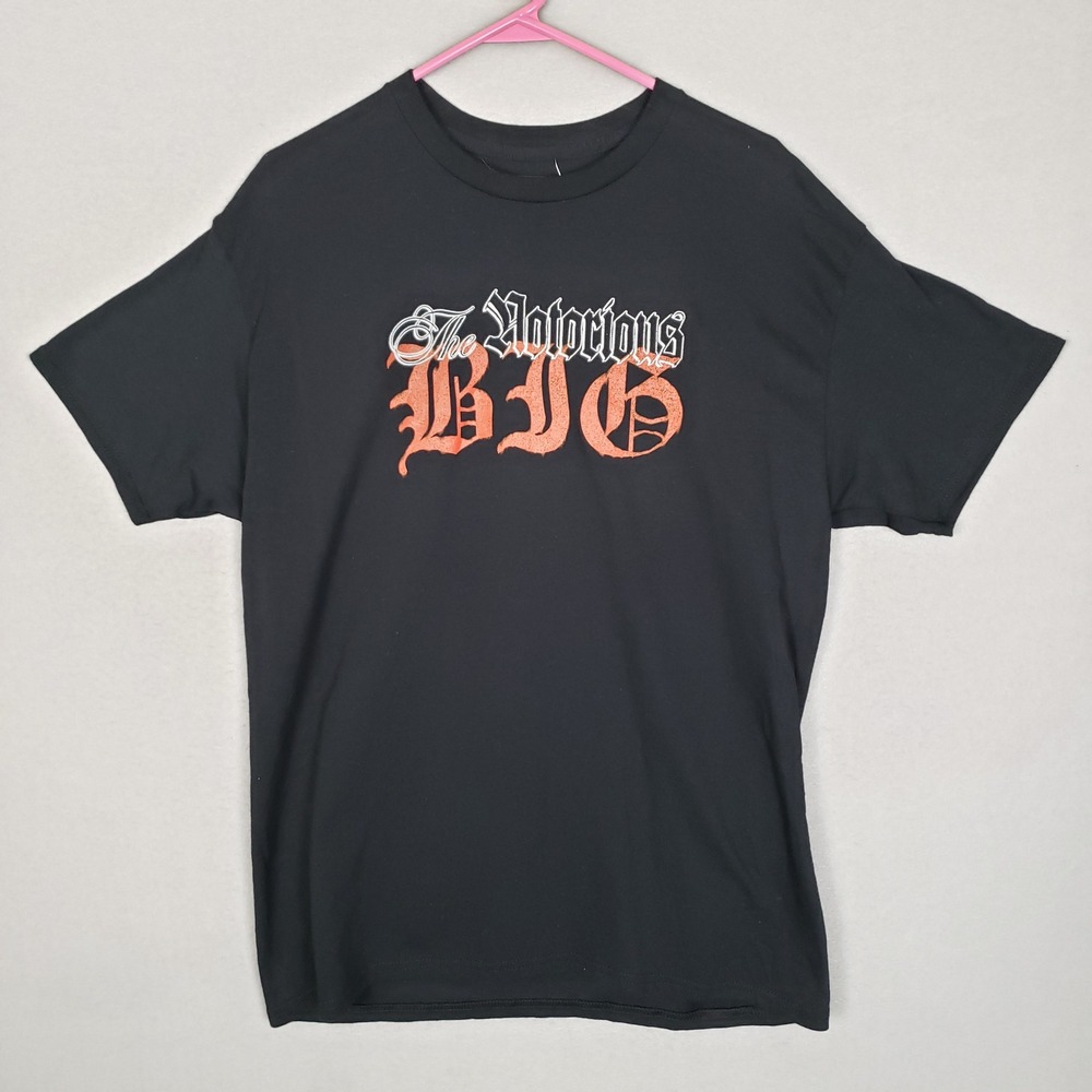 Nordstrom‎ The Notorious B.I.G. Photo Graphic Shirt Black Red Biggie Smalls NWT